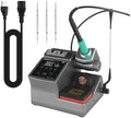 A9PRO Soldering Station 120W Handle Control Temperature 212°F-842°F Solder Station Soldering Iron with C210 Handle and 3 Soldering Tips