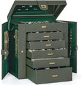 AKOZLIN 6-Tier Jewelry Box Organizer 5 Drawers Storage XLarge Darkgreen