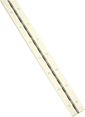 National Hardware N148-460 V570 Continuous Hinge in Brass,1-1/2" x 72"