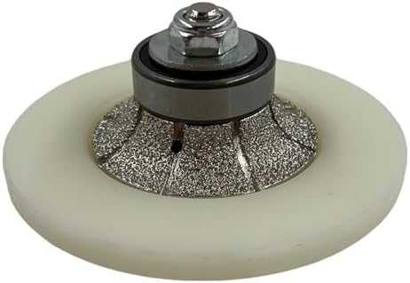 1/2" Demi Bullnose Profile Wheel for Angle Grinders, Extended Guide