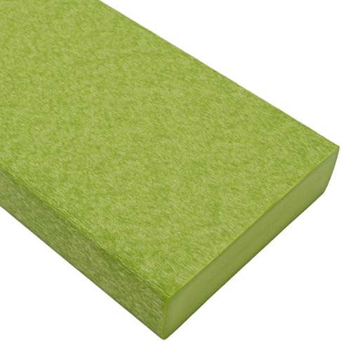 BuyPlastic Tangent Poly Lumber - Tropical Lime Green, 1x4 (0.75" x 3.5"), 72" Length - HDPE Plastic Board for Outdoor Furniture and More
