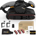 Jellas 7Amp Handheld Belt Sander, 3 21 Inch with Dust Bag for Woodworking