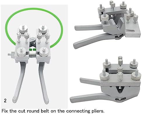 110V PU Round Belt Welding Machine PU Round Belt Welder Butt Machine Scissor+Soldering Iron+Hot Melt Machine Clamp Polyurethane Belt Welder