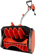 VOLTASK 17-Inch Corded Snow Blower, 12 Amp Electric Snow Blower with Directional Plate