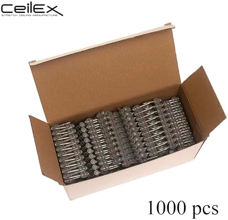 1000x Collated Concrete Nails 1-1/16 Inch (27mm) for Hilti BX 3 (BX3) Cordless Concrete Nailer, B3 MX Collated Strip, Full Round Head Hardened Steel Pins for Metal Track, Drywall & Concrete