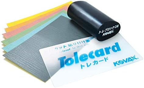 Tolecut Starter Kit - Full Sheet QM, PSA Sanding Sheets for Nibs, Runs and Imperfections, SP9739, K800 - K3000, 10 Sheets + 1 Toleblock + 1 Tolecard