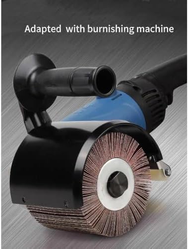 SIGNI Sandpaper Polishing burnishing Drawing Wheel Compatible with Burnishing Machine/Polisher/Sander 120x100mm (40 grit Sandpaper)