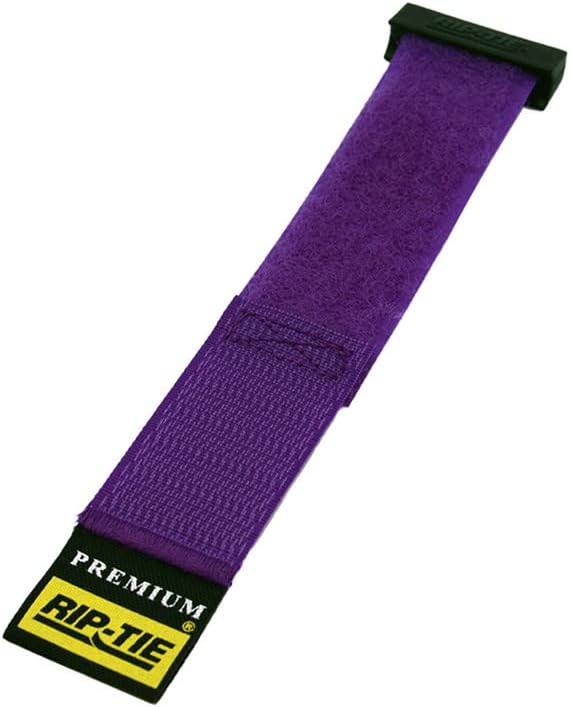 RIP-TIE 1 x 4.5 Rip-Lock CableWrap Cable Tie Perfect for Heavy Duty Cables 10 Pack Violet