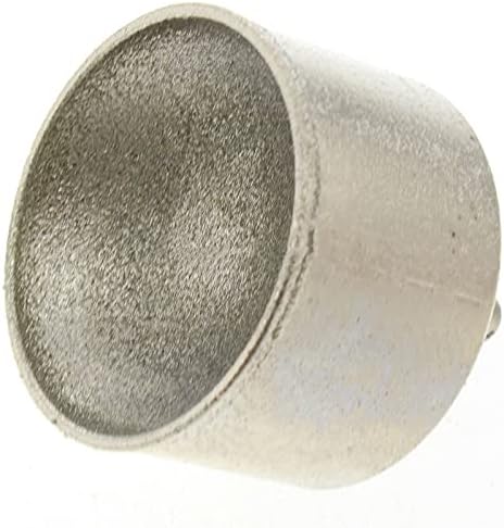 1pc 20-50mm 3/4"-2" Grit 80 Diamond Mounted Point SPHERICAL CONCAVE Head Grinding Bit Jade Carving Tools Sculpturing Bead Stone Gems,Diameter 48mm
