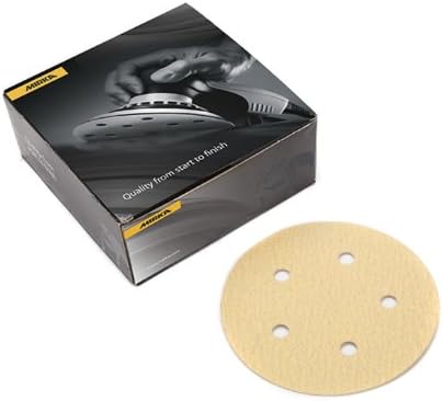 Mirka Gold 5 Inch 5 Hole Psa Vacuum Disc P60 100 Pieces