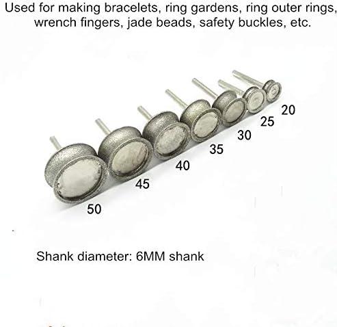 1Pc Bracelet Polishing Grinding Wheel Round Pit Ring Arc Heads Diamond Mounted Points Concave Type Head Abrasive Jewelry Carving,35mmX24mm Coarse