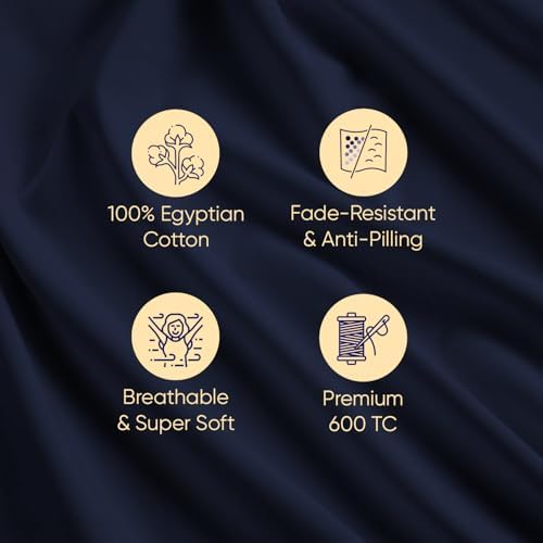JS Sanders Collection 4PC Boat Sheet Set Universal V Berth, Nayy Blue