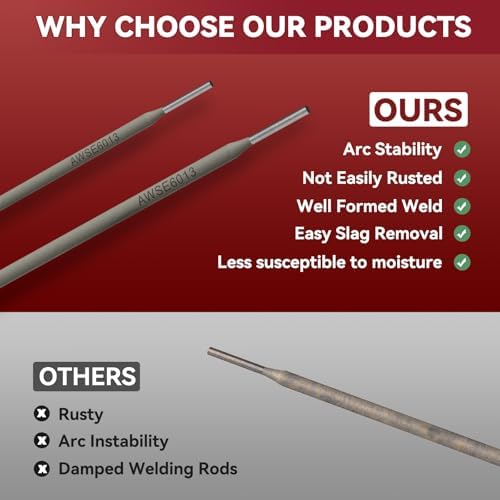 ARCCAPTAIN E6013 Welding Rods 3/32" 10 LB Carbon Steel Sticks Electrode