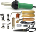 Hot Air Welding Gun PVC Professional Roofing Welding Kits 120V Welding PVC TPO EPDM Single Ply Roofing Membranes 1600W Welding Vinyl Flooring Coverings Linoleum Thermoplastics