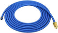 SÜA - Water Hose for 18 Series Water-Cooled TIG Torches - 12.5 Feet - Super Flex Blue Braided - Model 40V74-R
