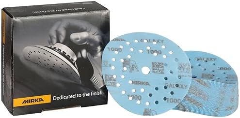 Mirka Galaxy Multifit 5'' Ceramic Sandpaper 1000 Grit Hook & Loop 50 Pack