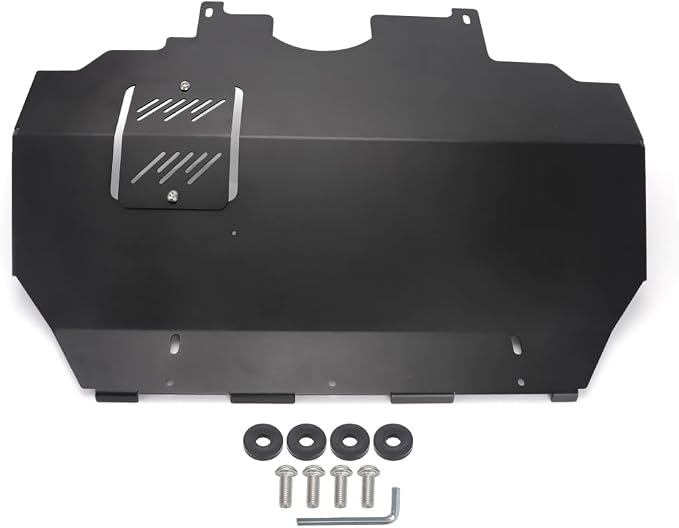 Skid Plate for Toyota Tacoma 2024-2025 2WD & 4WD (Gas Models Only) | Oil Filter Access Aluminum - Includes Wrench and Hardware