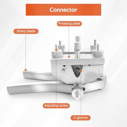 PU Round Belt Welding Machine, 150W PU Belt Welder+Scissor+Soldering Iron, Clamp Polyurethane Belt Welder, Round Belt Welder for Triangular Belts, Pentagonal Belts, Pu Round Belts