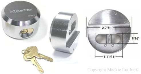 Master Lock 6271KA 10 Pack - 2-7/8in. ProSeries Reinforced Hidden Shackle Rekeyable Pin Tumbler Keyed Alike Padlock, Chrome