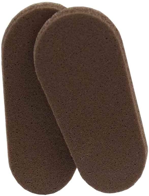 GMS Optical Soft Foam Self-Adhesive Nose Pads for Glasses, Sunglasses, and Eye-wear – 15mm (15 Pair, Coffee)