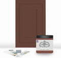 ALL-IN-ONE Paint by Heirloom Traditions, Patina (Warm Sienna Brown), 8oz Sample - Durable cabinet and furniture paint. Built in primer and top coat, no sanding needed. Includes our 30 featured color