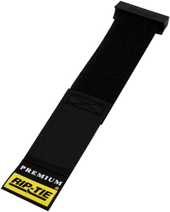 RIP-TIE 1 x 4.5 Rip-Lock CableWrap Cable Tie Perfect for Heavy Duty Cables 10 Pack Black