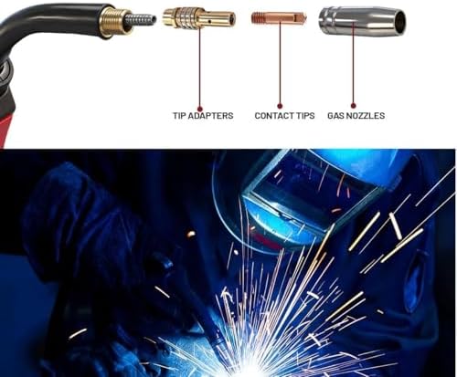 20PK .030" Contact tip 11-30 Replace KP2039-2 S1926-2 KH711 Compatible with Lincoln Magnum 100L & Forney & Chicago Electric & Clarke & Tweco Mini #1 mig gun part