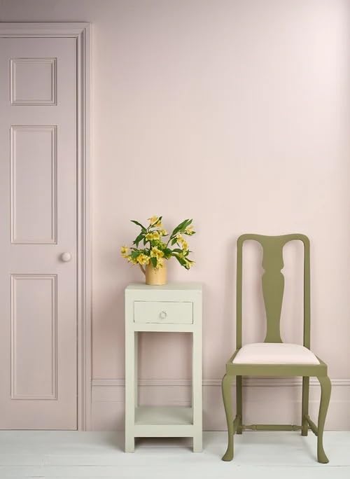 Annie Sloan Satin Paint (Pointe Silk, 25 Fl Oz /750 mL). Soft sheen for interior wood and metal. Self-leveling, all-in-one paint with no wax or lacquer required.