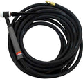 Lincoln Electric PTA-17 TIG Torch - for Air-Cooled TIG Welding - Rigid Torch Head - 25 FT, 1 Piece Cable - K1782-3