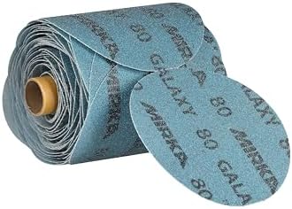 Mirka Galaxy Sandpaper PSA Linkroll 5 inch Grit 80 100 Discs