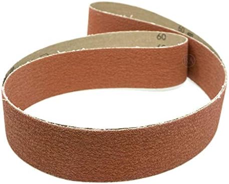 Benchmark Abrasives 2" x 72" Premium Ceramic Sanding Belts for Grinding Deburring Polishing Rust Removal on Metal, Stainless Steel, and Carbon Steel, Use with Belt Disc Sander (6 Pack) - 120 Grit