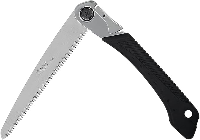 Zenport SF280 Tri-Edge Blade Folding Saw with Steel Handle, 10.5-Inch