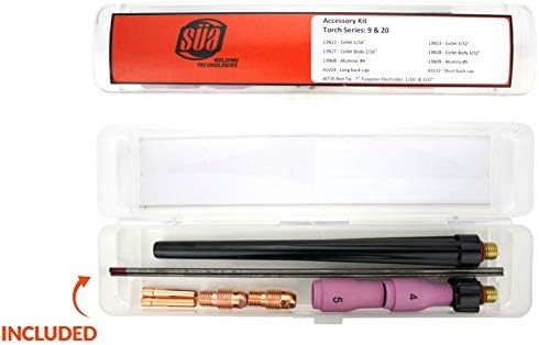 SÜA - 20F Series - 250 Amp - Water Cooled - Flexible Head TIG Torch - 25 feet 3-Piece Cable - Model: WP-20F-25R