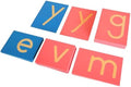 MONTESSORI OUTLET Lower Case Sandpaper Letters -Print for Children Aged 3-6: Montessori Education at School and Home