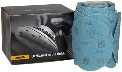 Mirka Galaxy Sandpaper PSA Linkroll 5 inch Grit 120 100 Discs