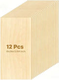 12 Pcs 13/64 Basswood Plywood 18x36 in for P3 CO2 Laser Processing
