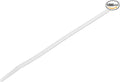 StarTech 8"(20cm) Cable Ties, 94V-2/UL Listed, White, TAA (CBMZT8NK) | 1/8"(4mm) wide, 2-1/8"(55mm) Bundle Diameter, 1000 Pack, 50lb(22kg) Tensile Strength, Nylon Self Locking Zip, Curved Tip