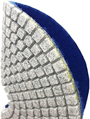 1Pc 7 inch Diamond Polishing Pad Wet/Dry Tile Polishing Pad for Grinder,for Concrete Marble Quartz Stone Countertop Granite Polishing. (Grit 800)