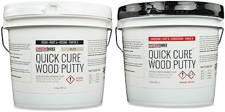 System Three Quick Cure Putty, Taupe, 2-Gallon Kit