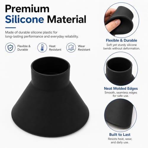 2 Pack Silicone Fume Extraction Hoods, Soldering Smoke Collector Nozzles