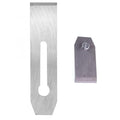 44MM 1¾ inch 1.73'' Replacement Iron Blade for Bench Hand Plane Woodwork Planer Cutter Carpentry Edge Trimming Saw Knife Trimmer for Woodworking DIY Tool Set with Planing Cover
