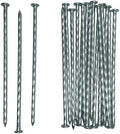 12 Inch 25 Pcs Artificial Turf Stakes Galvanized Landscape Stakes