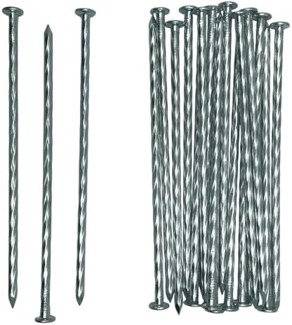 12 Inch 10 Pcs Artificial Turf Stakes Galvanized Landscape Stakes