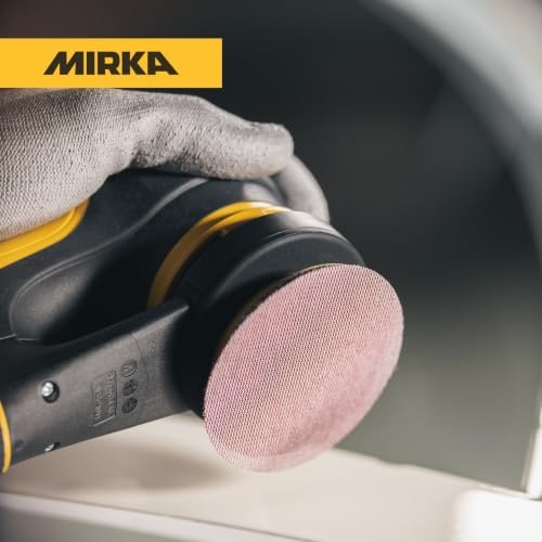 Mirka Abranet 3 Inch 150 Grit Mesh Sanding Discs, Hook and Loop, 50 Pack