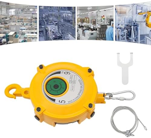 11.02-19.84lbs Retractable Spring Balancer Fixture Holder, Hanging Retractable Tool Spring Balancer, Adjustable Tool Fixture Holder for Hang The Tools to Keep The Equipment Stable