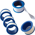 Thread Seal Tape 60" Thread Roll Bulk | White | Pipe Repair Sealing and Plumbing Installation Wrap (12)
