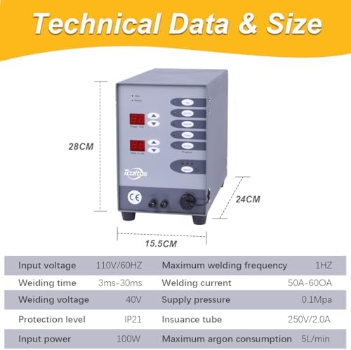 Automatic CNC Pulse Argon Arc Tig Jewelry Spot Welding Machine