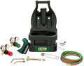ESAB Victor 0384-0945 G150 J-P Light Duty Gas Welding Outfit Tote Kit Without Tanks, R150-200/R150-540 Gas Regulators, 103-01FP Torch Handle, Striker, 12.5' - 3/16" Hose, Goggles, Tank Key