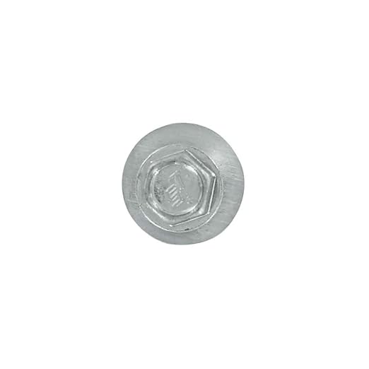 Fasteners Plus ST Fastening Kwikseal Woodbinder Metal to Wood #10 X 1 Light Gray Screws with EPDM Rubber Washer, 250-Count - Designed for Metal Roofing and Siding Panels