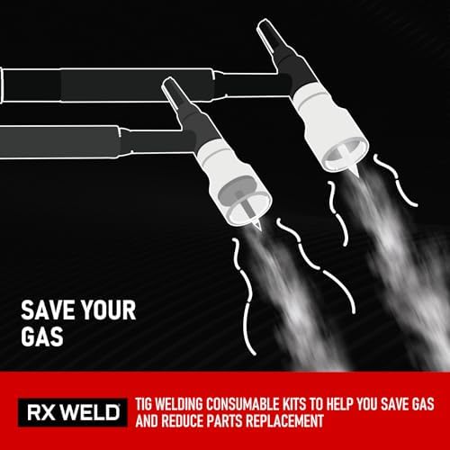 RX WELD 87PCS TIG Welding Accessories Torch Kit